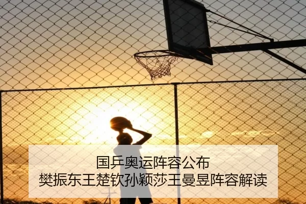 国乒奥运阵容公布 樊振东王楚钦孙颖莎王曼昱阵容解读